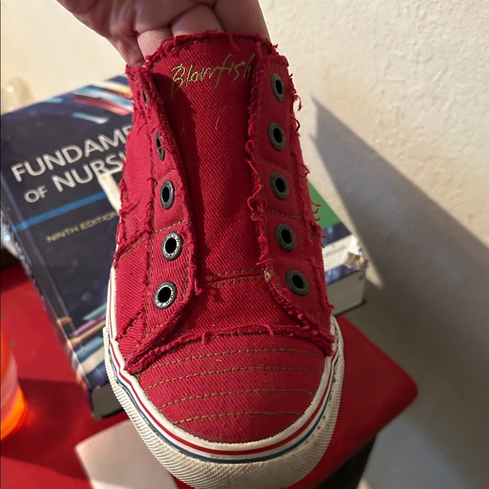 Blowfish Women’s Red Canvas Sneakers